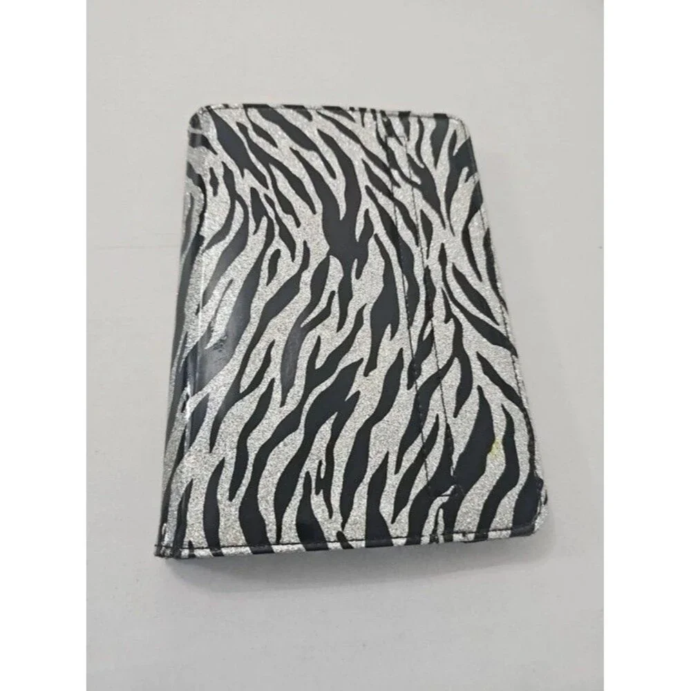 Zebra Print Folio Tablet Case 5.5 X 8.25